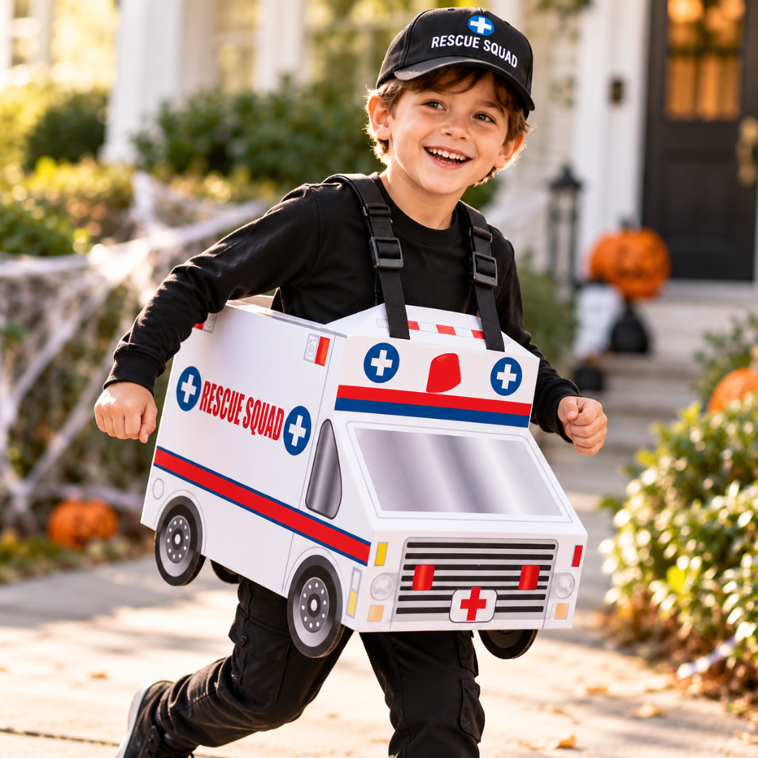 Kids Vehicle Costume with Hat