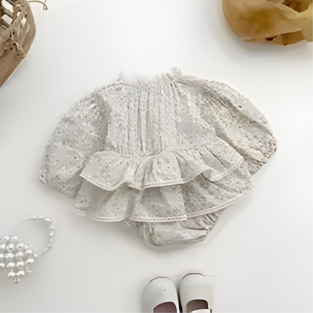 Sweet Lace Tulle Baby Romper Dress