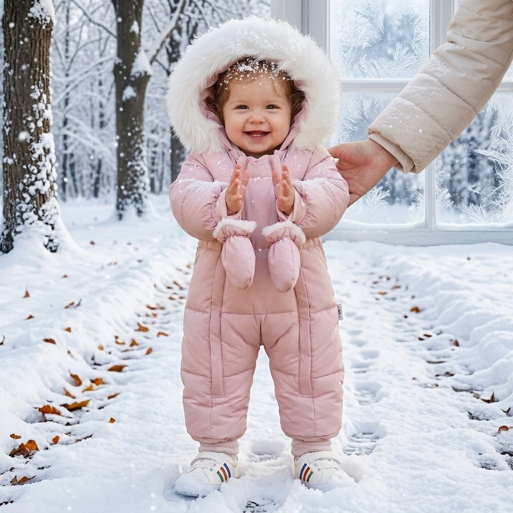 Baby Hooded Winter Jumpsuit