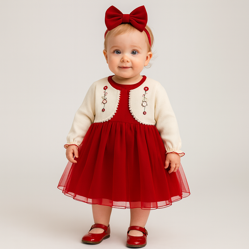 Floral Embroidered Dress