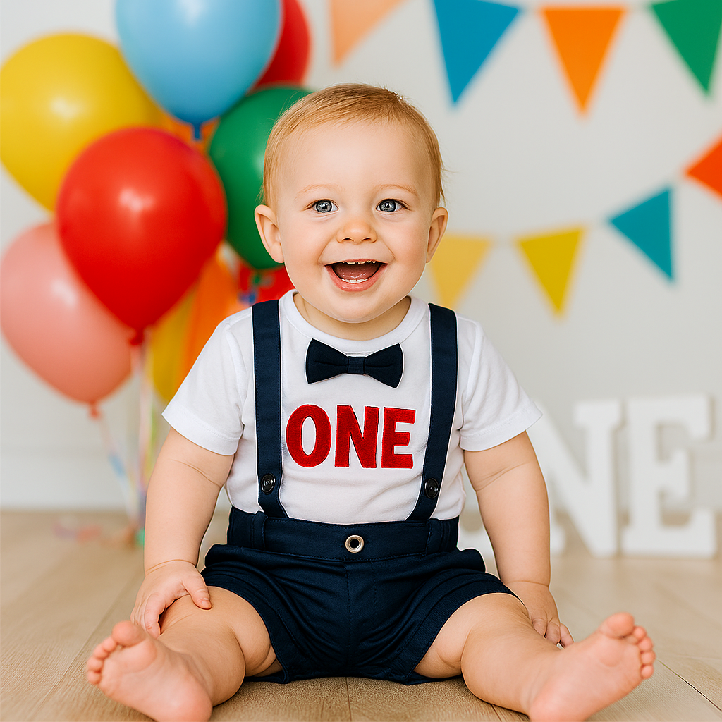 Baby Boy 1st Birthday Outfit