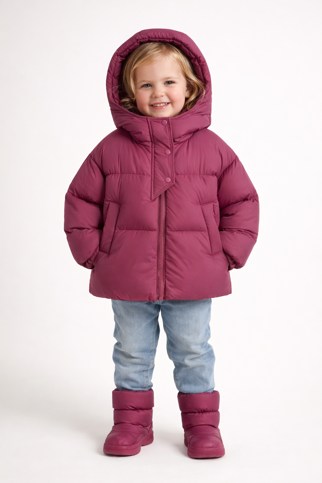 Unisex Hooded Lightweight Puffer Jacket