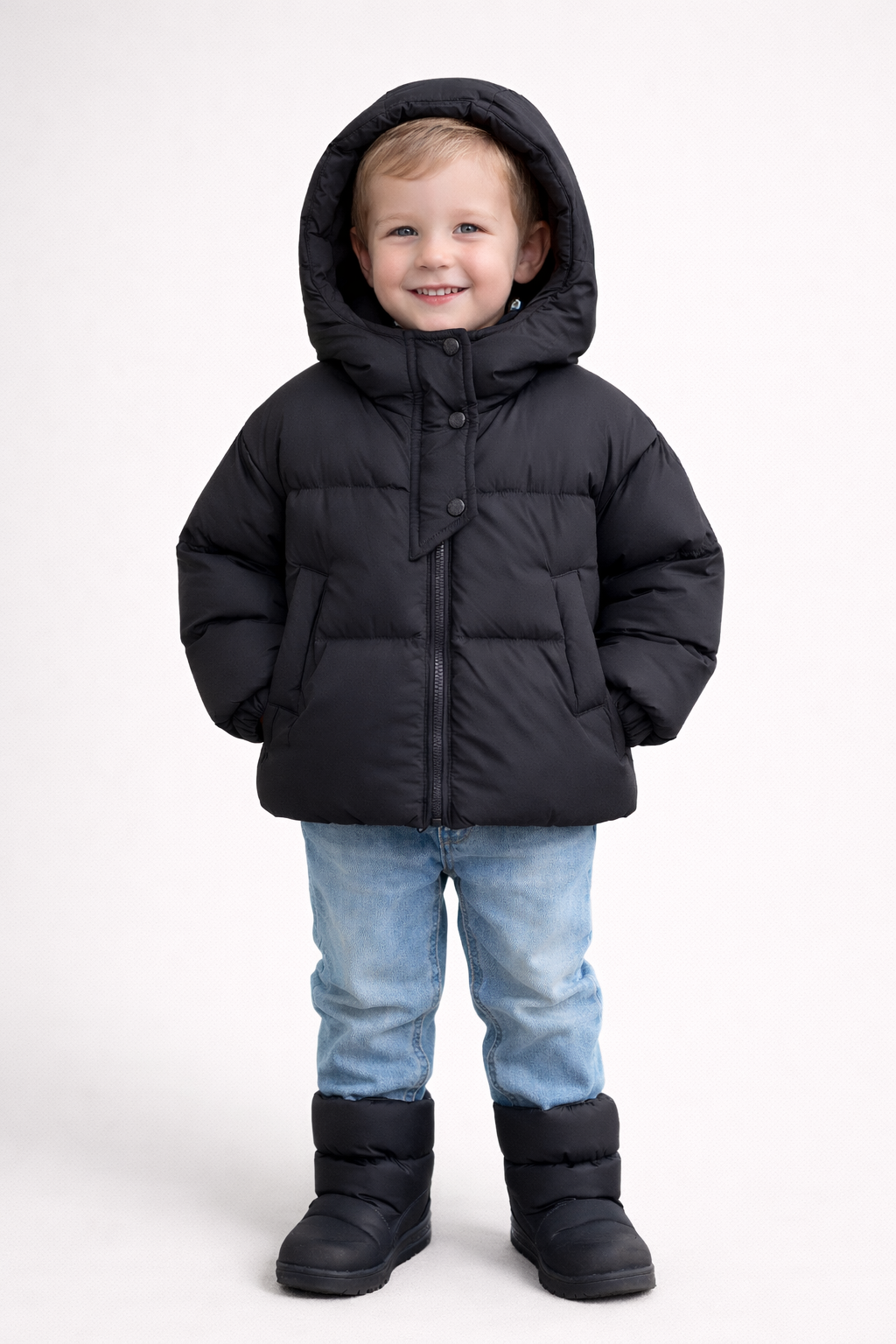 Unisex Hooded Lightweight Puffer Jacket