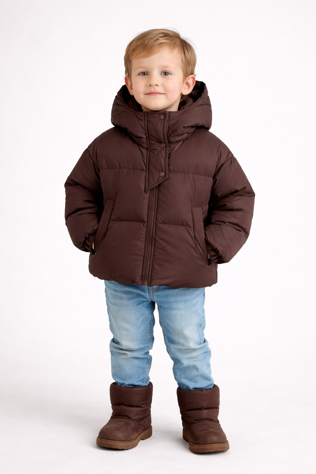 Unisex Hooded Lightweight Puffer Jacket