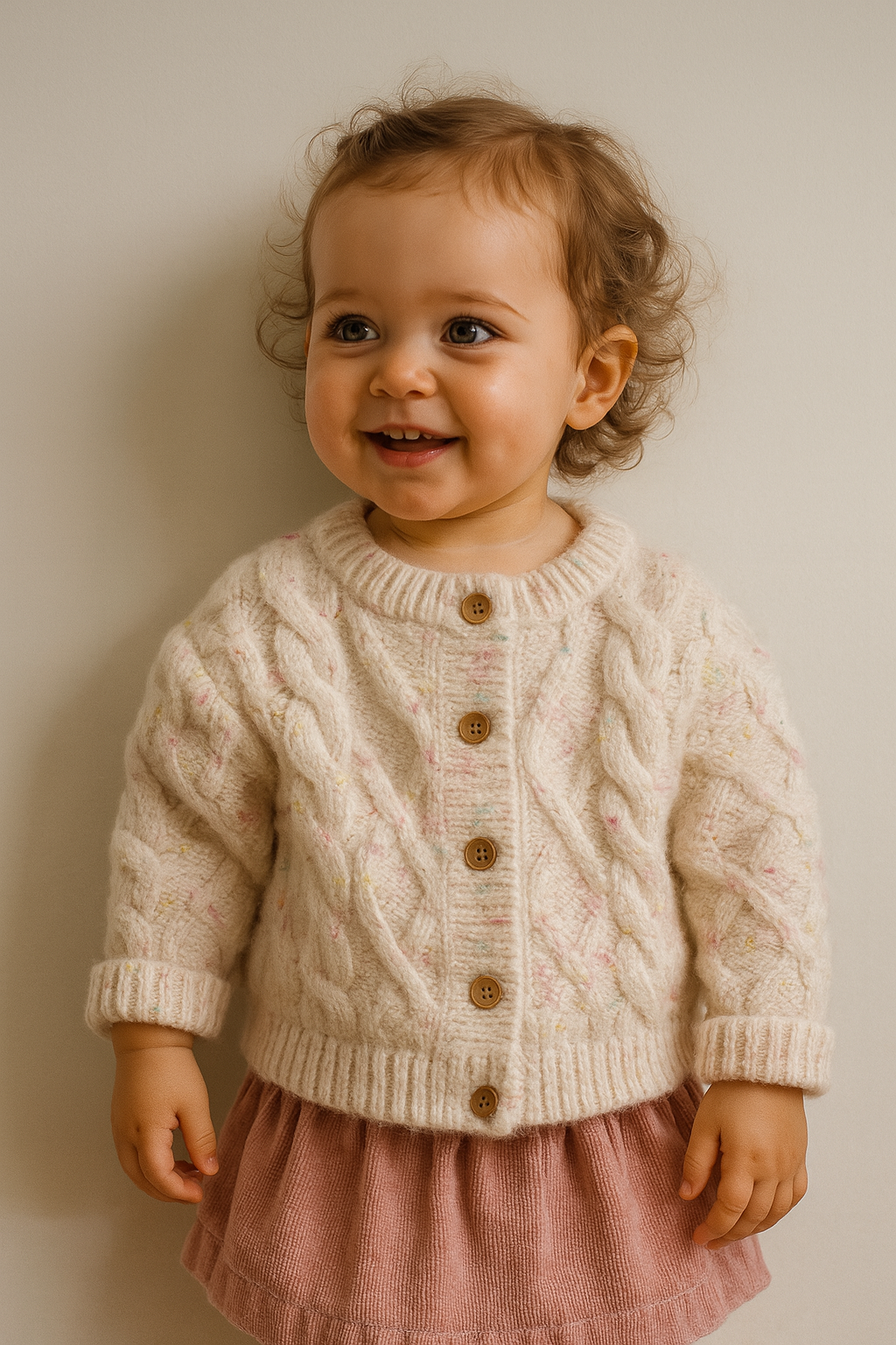 Cozy Knitted Baby Cardigan