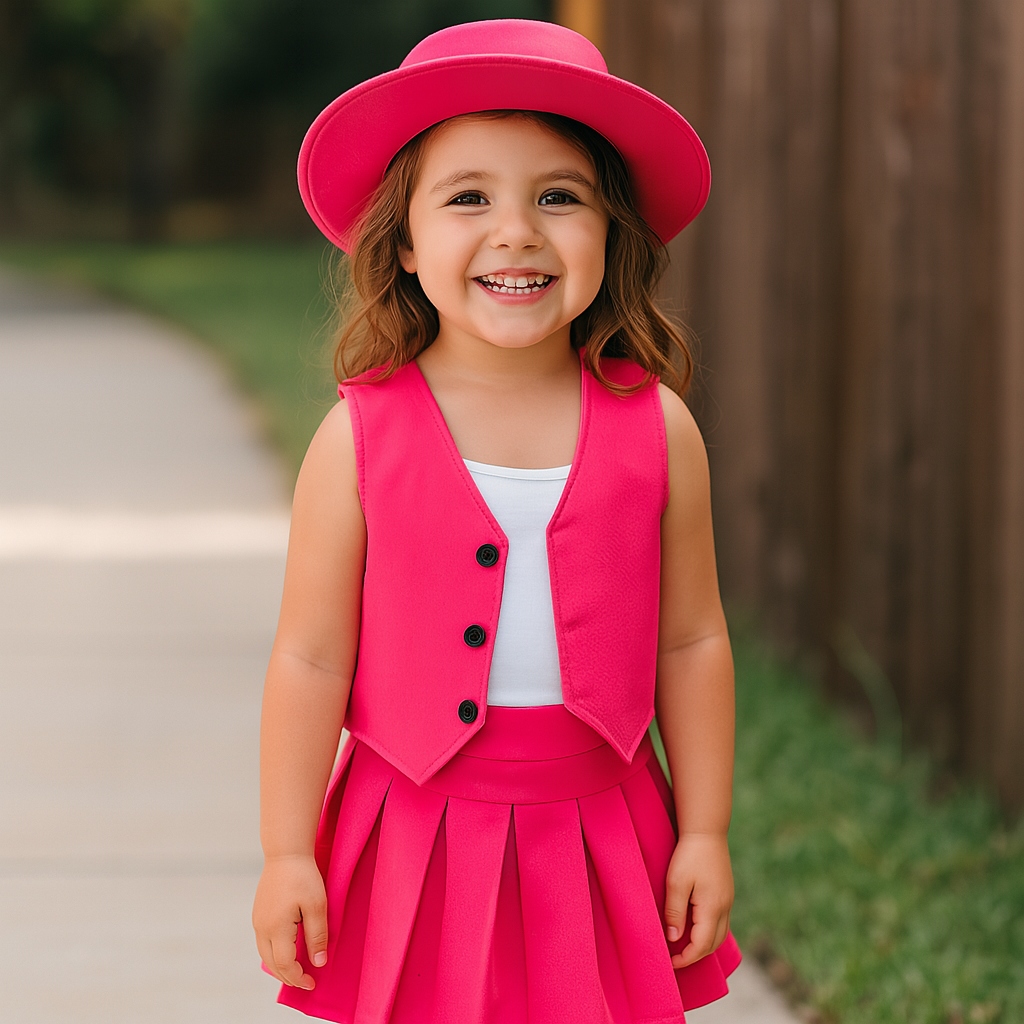 4-Piece Girl Summer Outfit Set