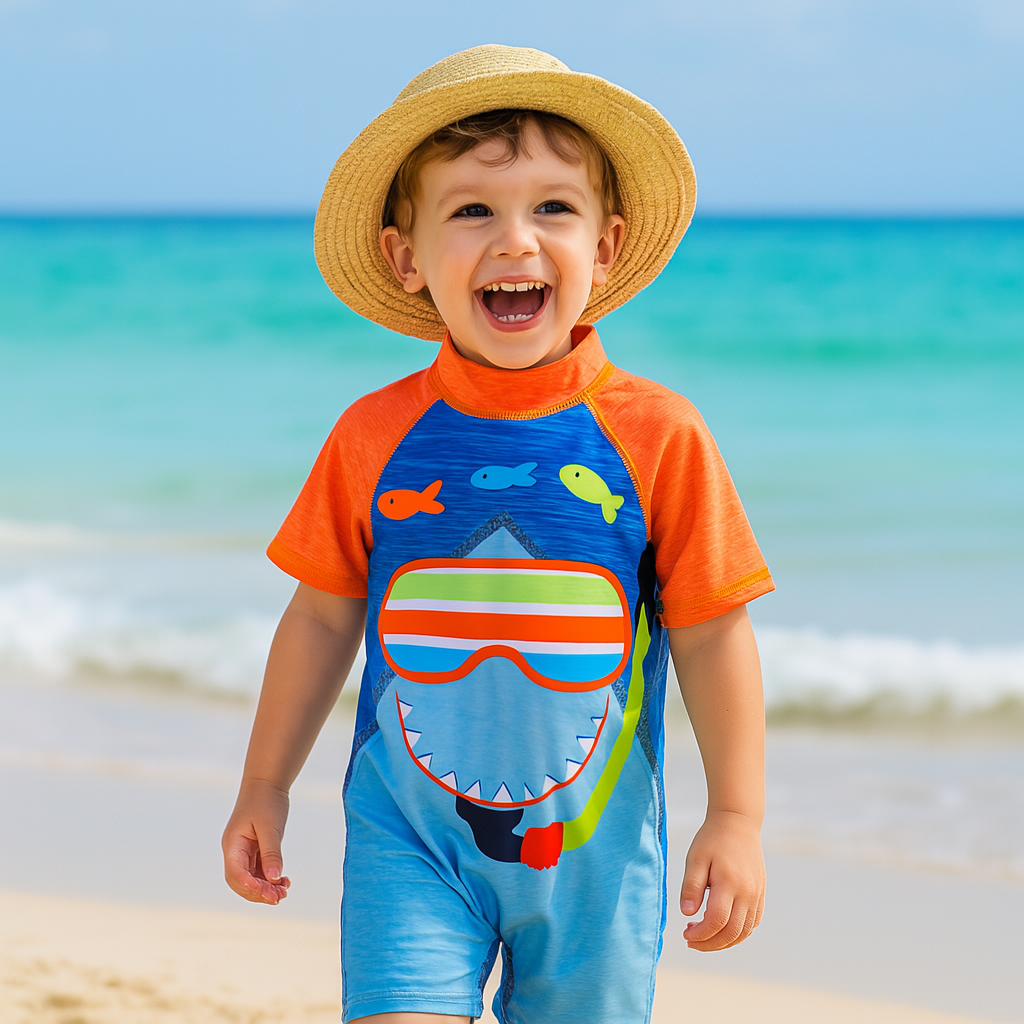 Short Sleeved Rash Guard Swimwear