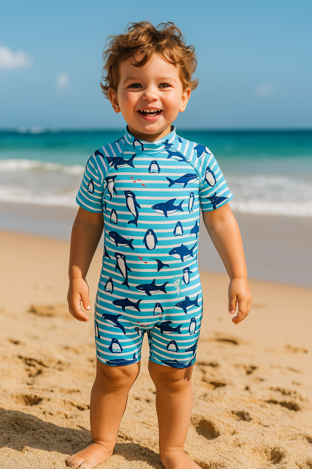 Short Sleeved Rash Guard Swimwear