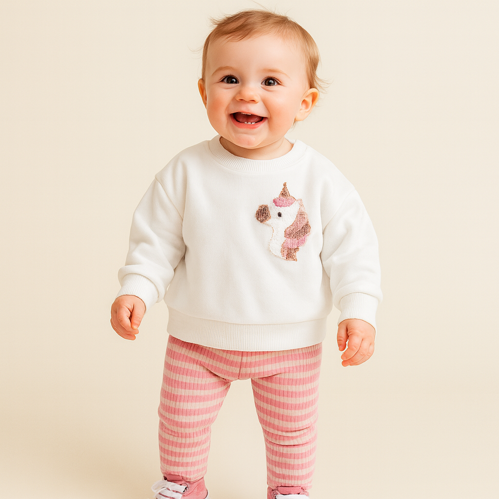 Baby Cartoon Animal Outfit Set