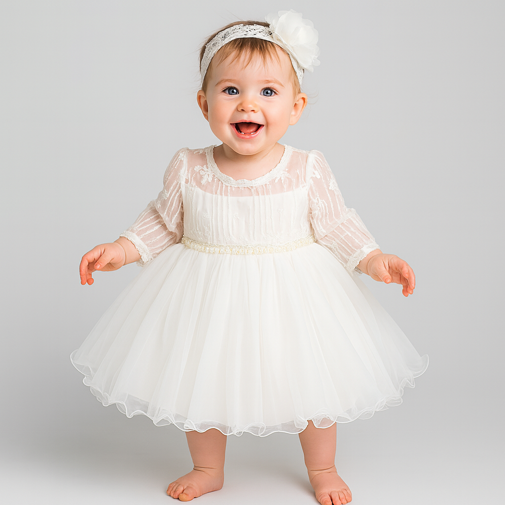 Baby Girl White Lace Dress