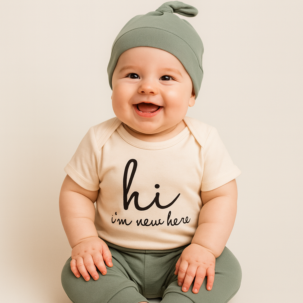 Newborn Baby 3-Piece Outfit Set