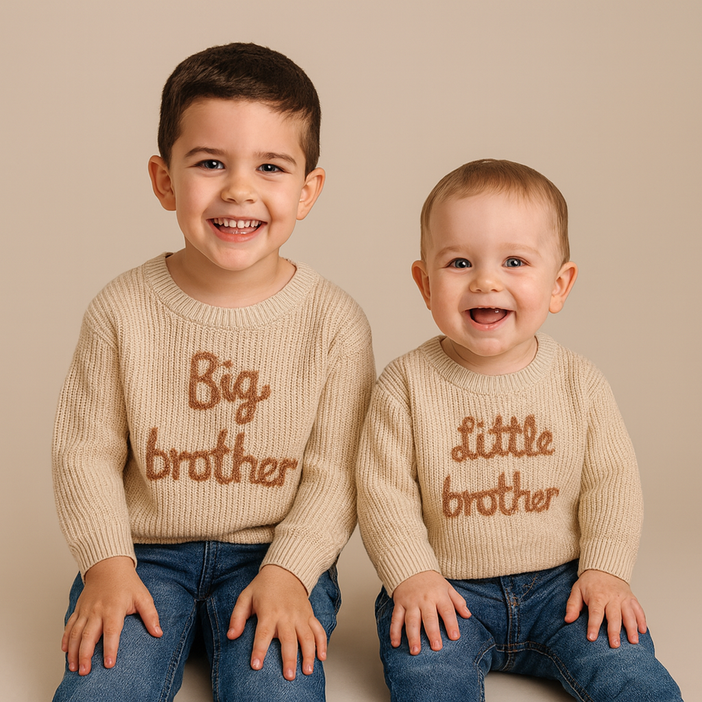 Big Brother Little Brother Matching Sweaters