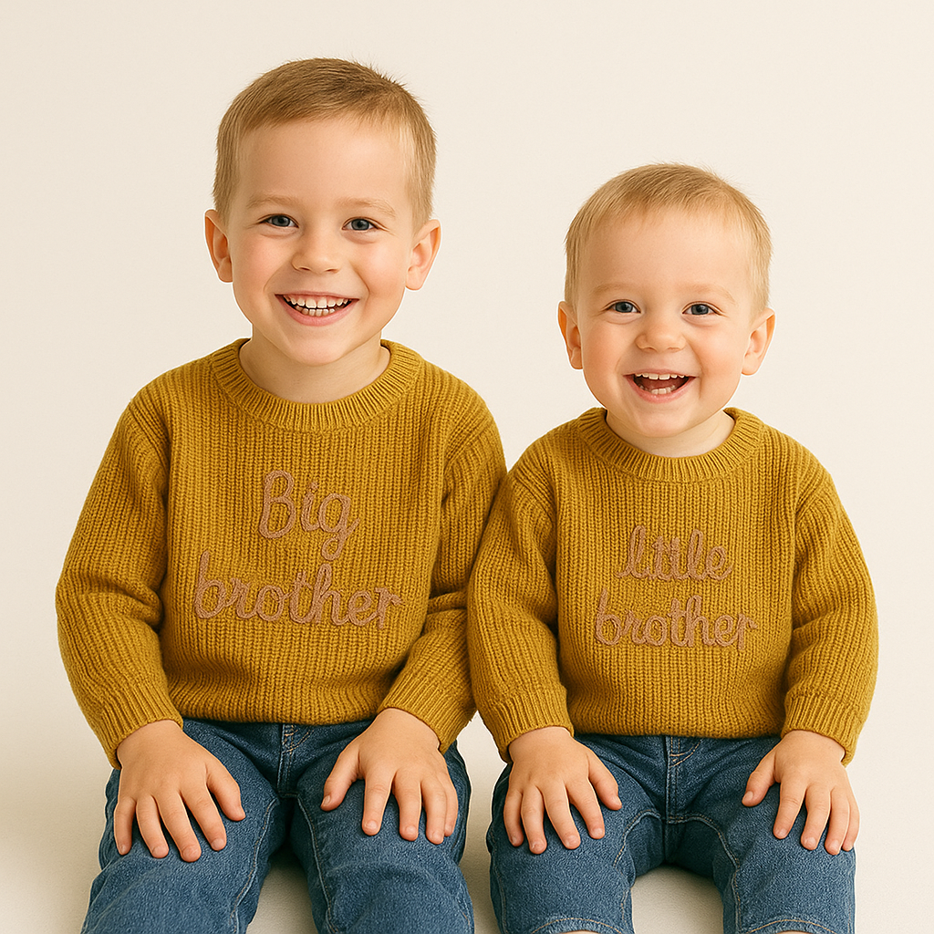 Big Brother Little Brother Matching Sweaters
