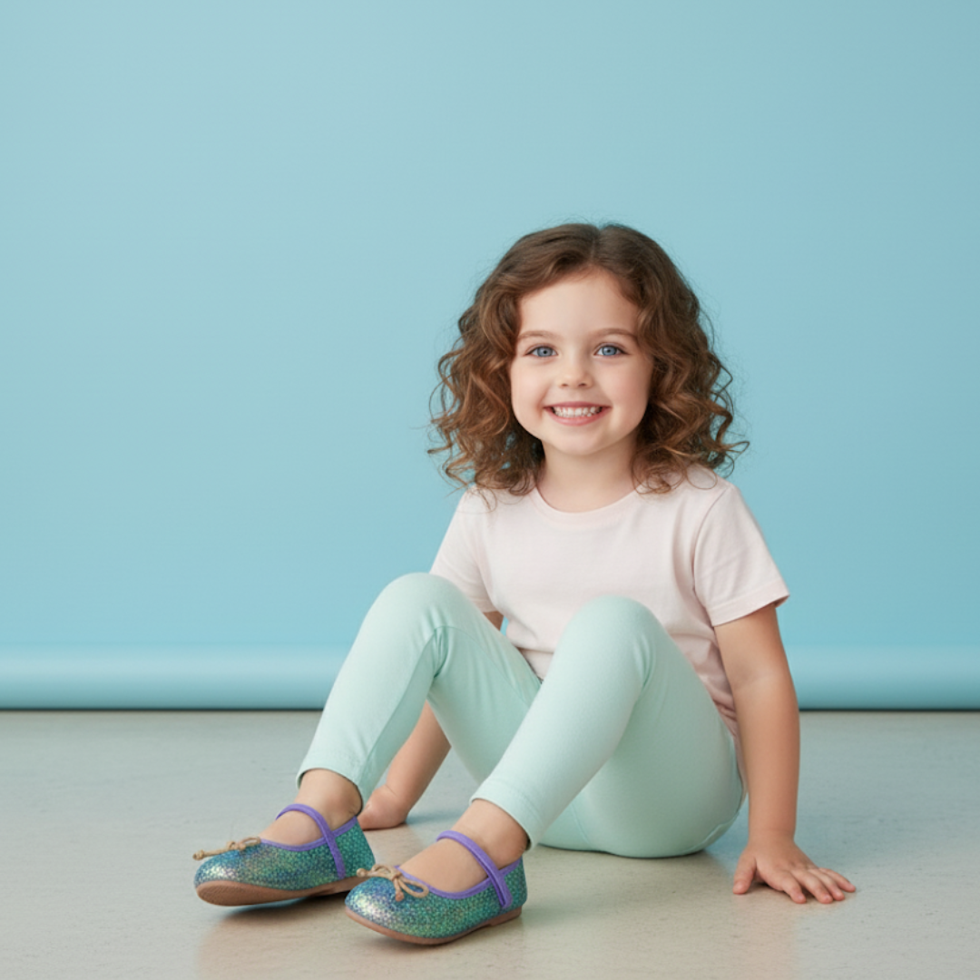 Glitter Mermaid Princess Dress Shoes for Girls