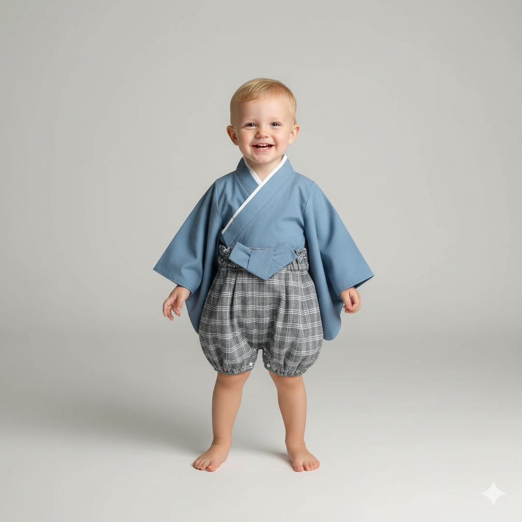 Kimono Style Baby Romper
