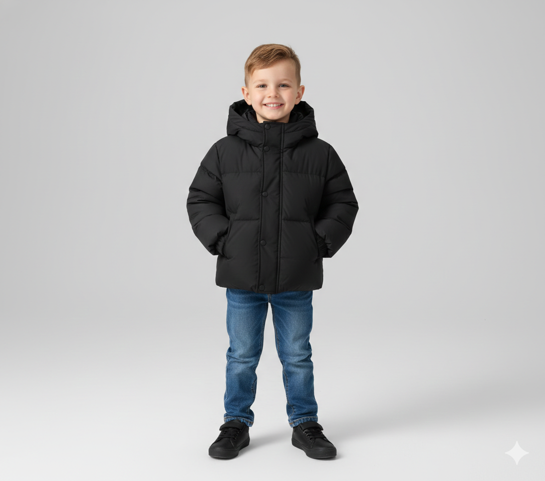 Unisex Hooded Lightweight Puffer Jacket