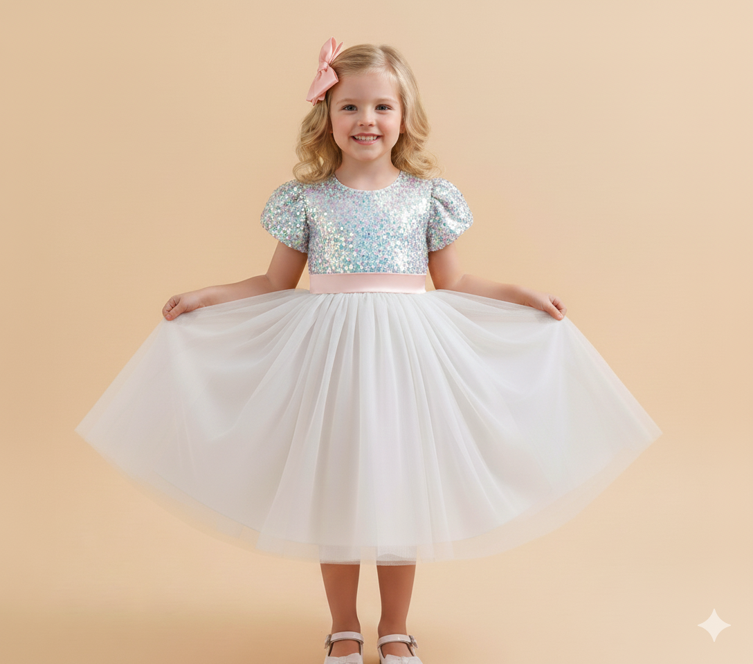 The Classic Sequin & Tulle Gown