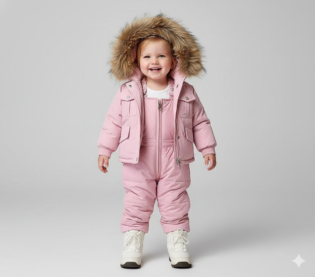 Kids Winter Jumpsuit Set