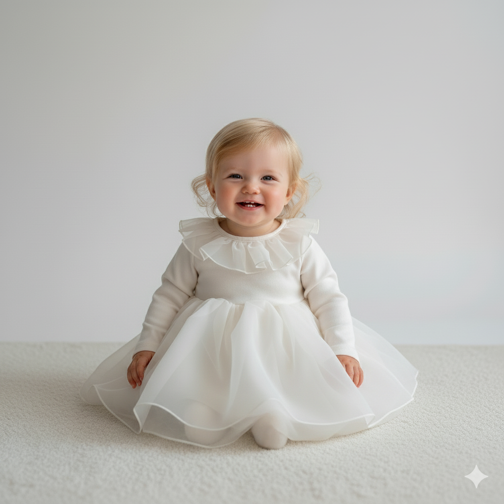 Princess Baby Girl Christening Dress