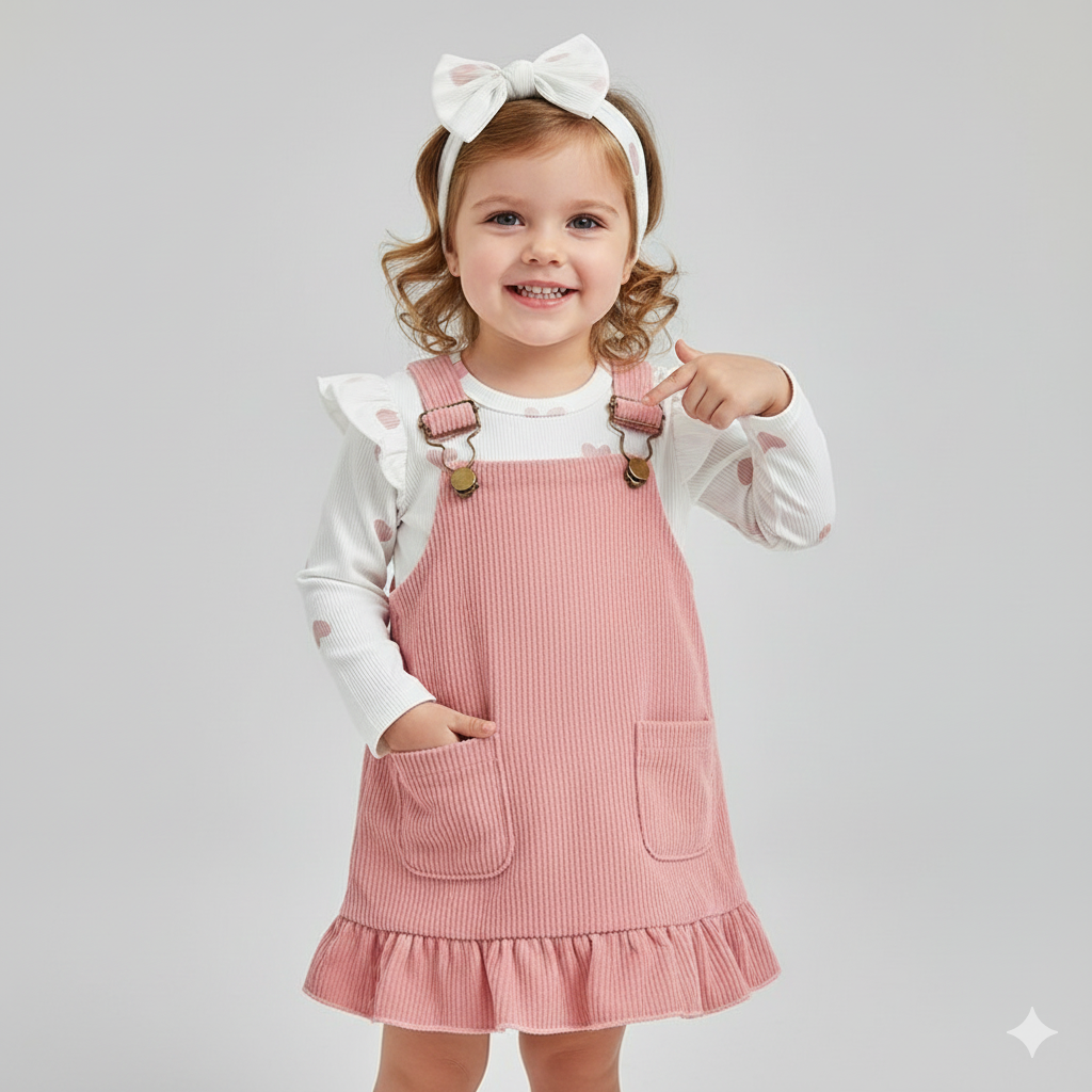 Valentine's Day Baby Girls Outfit