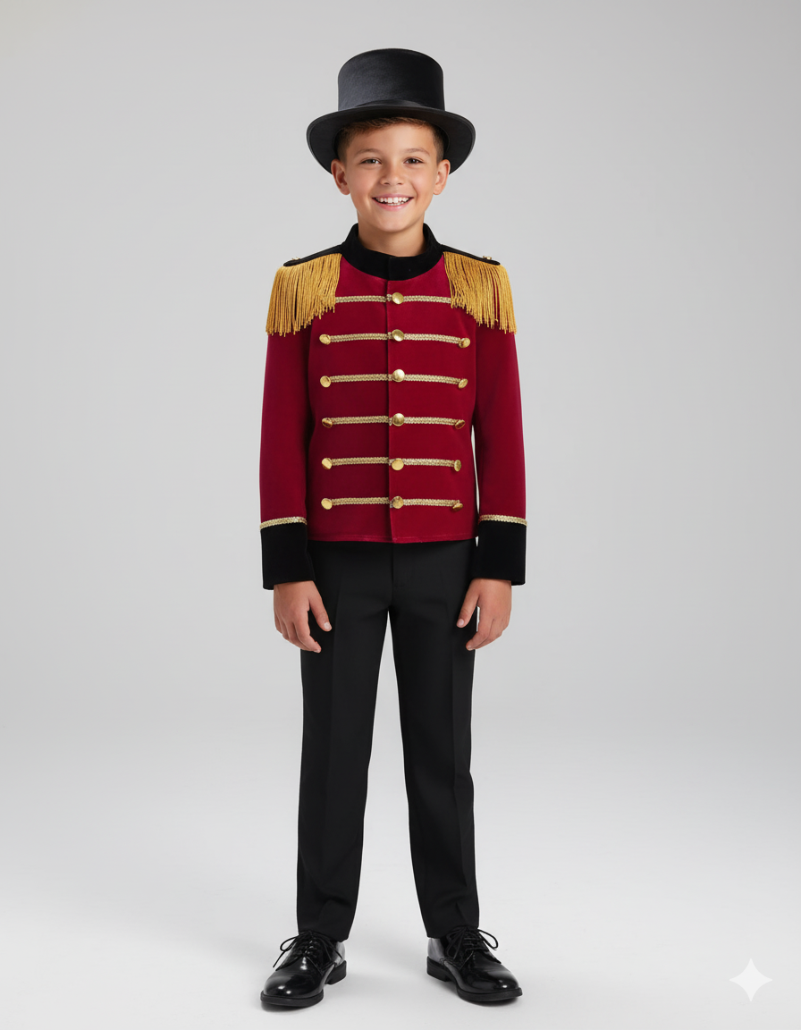 Kid's Deluxe Ringmaster and Marching Band Jacket