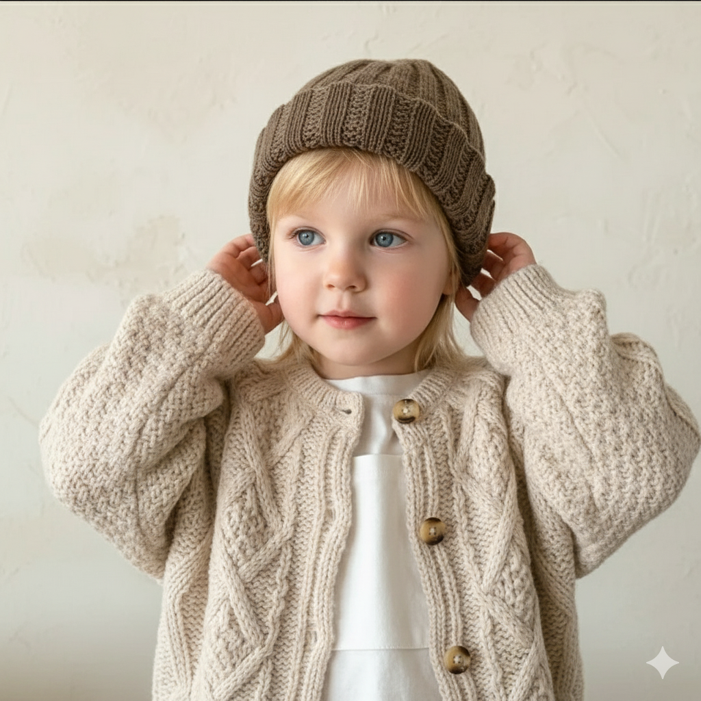 Chunky Knit Kids Cardigan