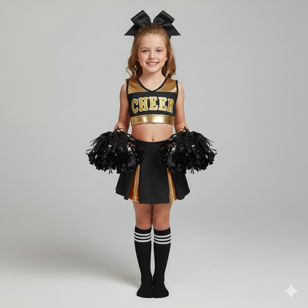 Kids Cheerleader Uniform Outfit