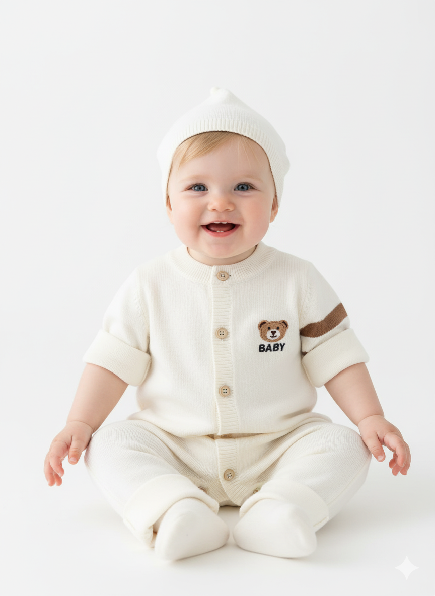 The Little Scholar Romper & Hat Set