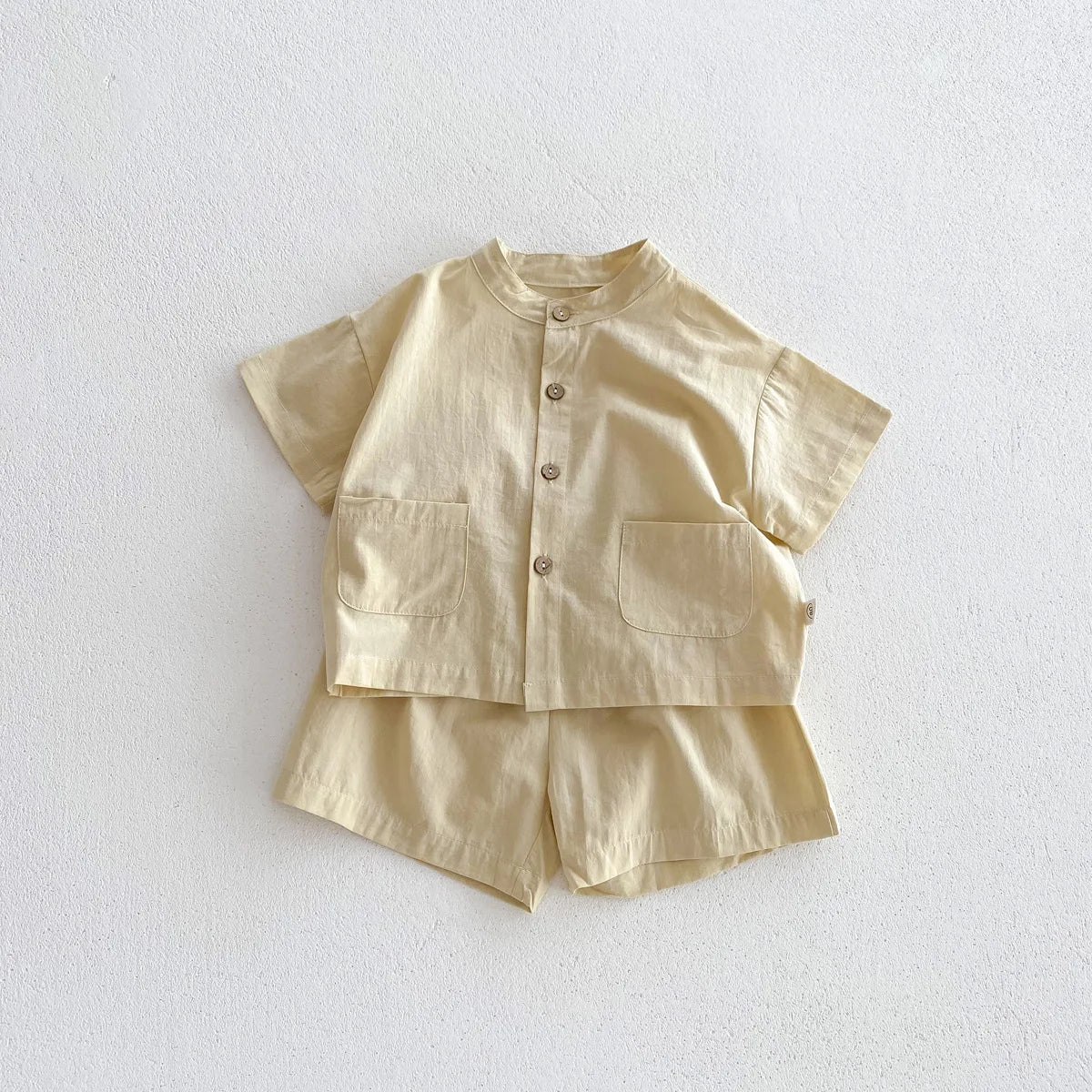 Casual Woven Shirt & Shorts Set for Boys