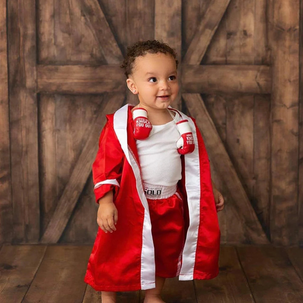 Baby Boxing Photography Outfit Set