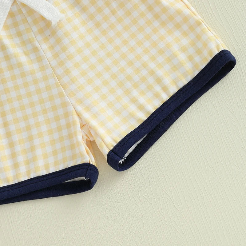 2-Piece Toddler Boy's Embroidered T-Shirt & Shorts Set