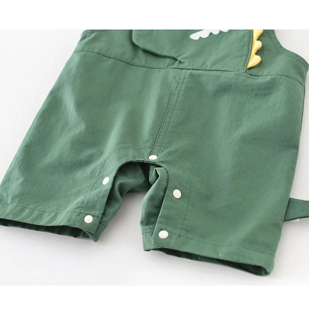 Green Dinosaur Kids Outfits Set