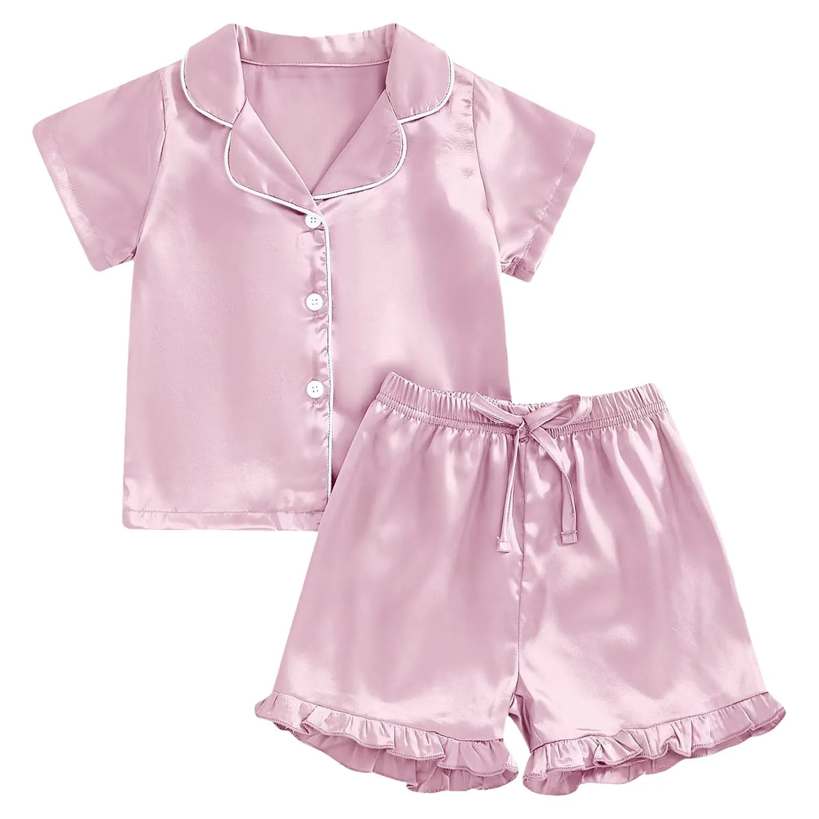 The Little Dreamer Satin Pajama Set