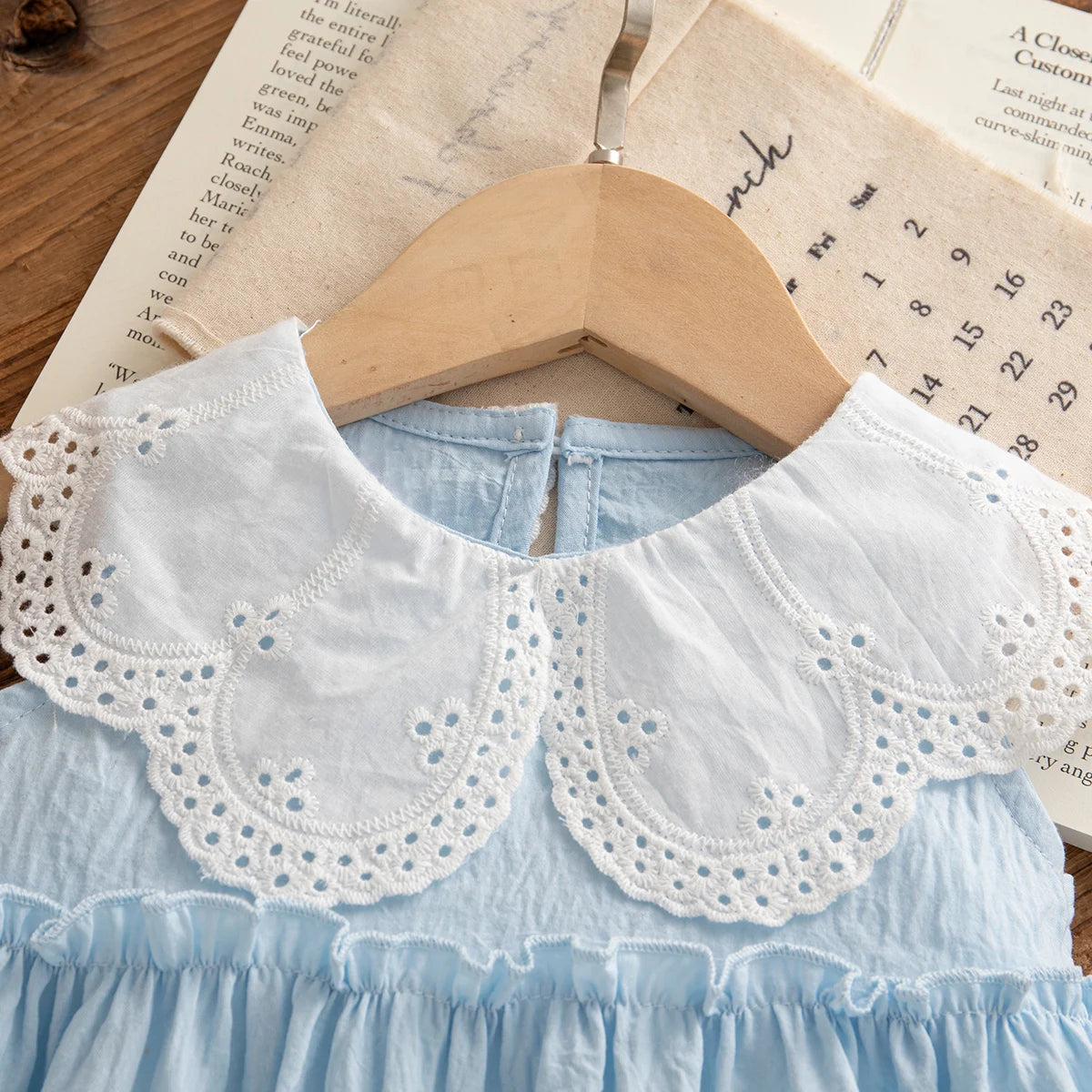 Lace Bodice Tiered Summer Dress