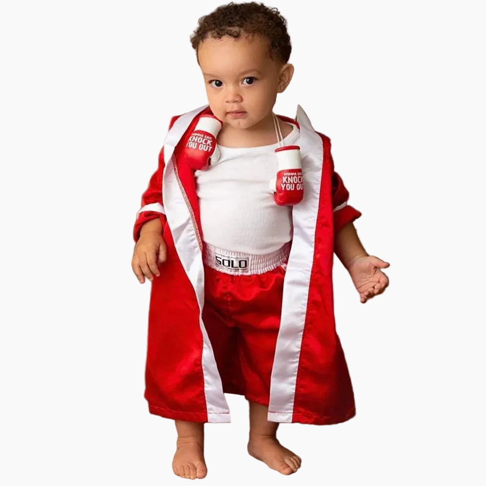 Baby Boxing Photography Outfit Set
