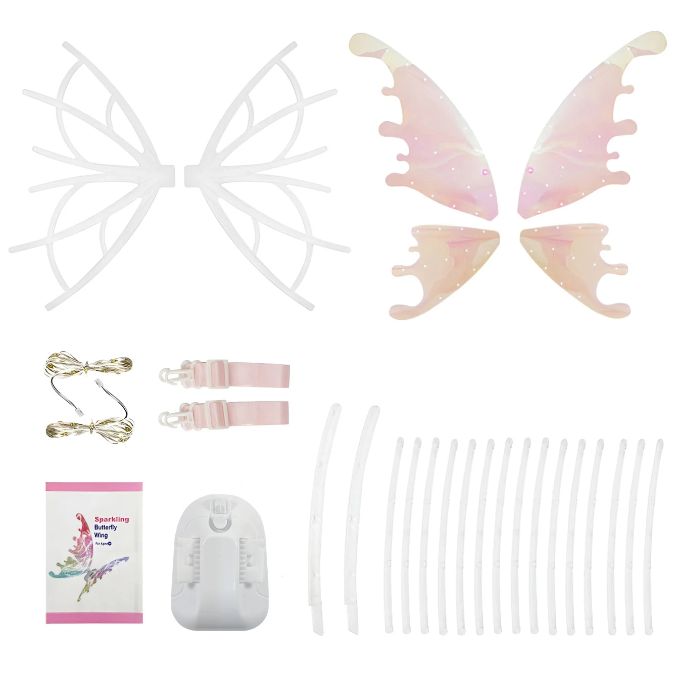 LED Butterfly Fairy Wings for Kids