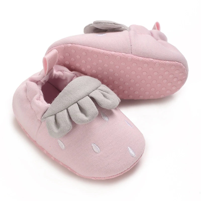 Baby Walking Shoes - Cartoon Soft Sole Slip-on Infant Crib Sneakers
