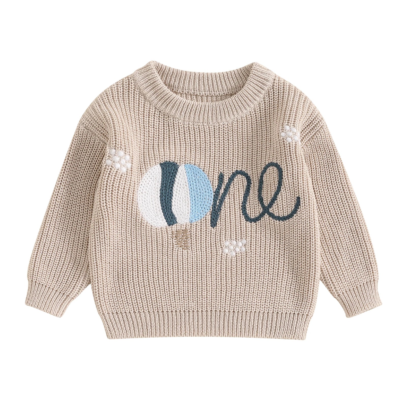 Baby First Birthday “One” Knit Sweater