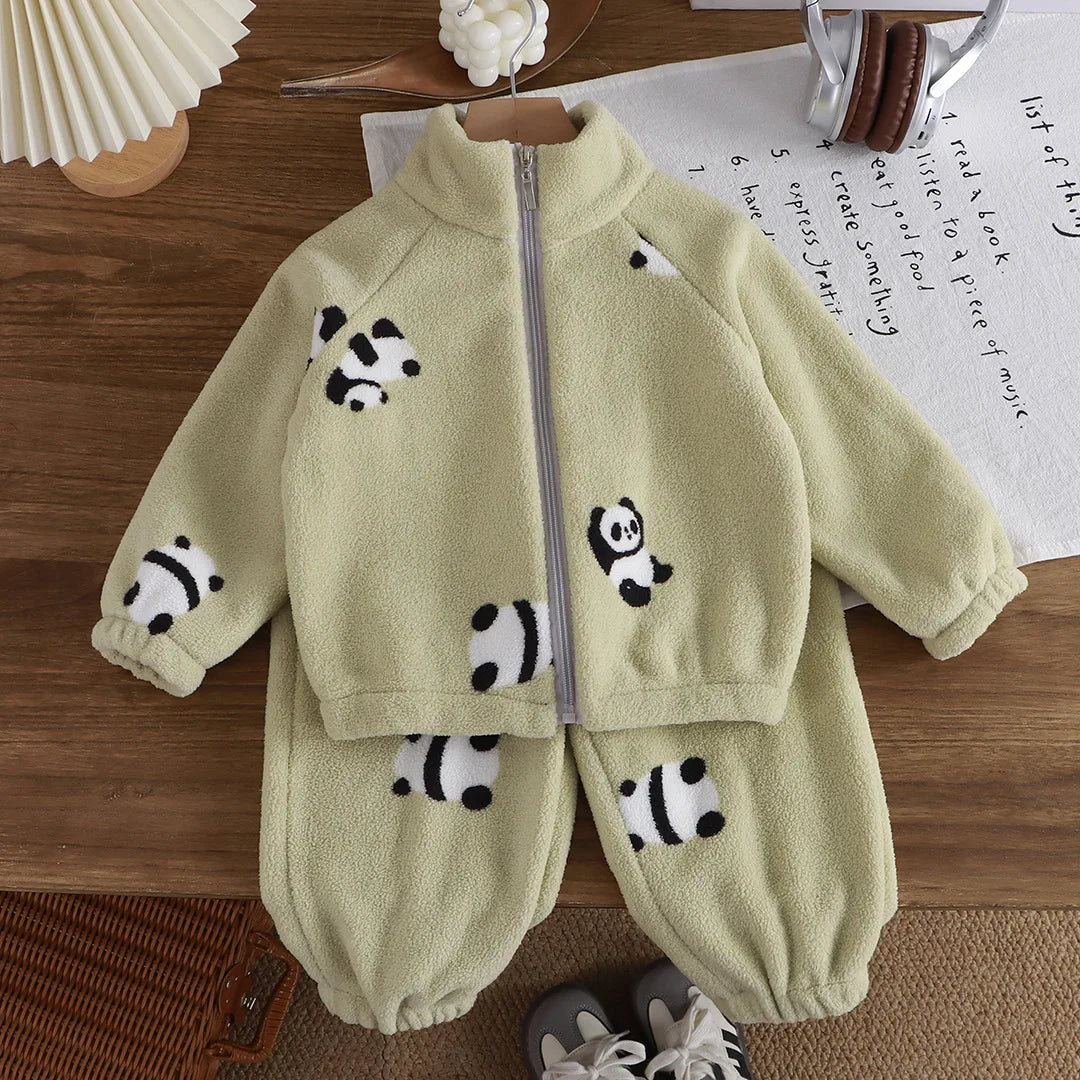 TeddyCozy Plush Fleece Set