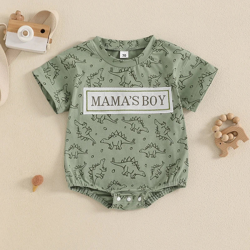 Mama’s Boy Dinosaur Romper