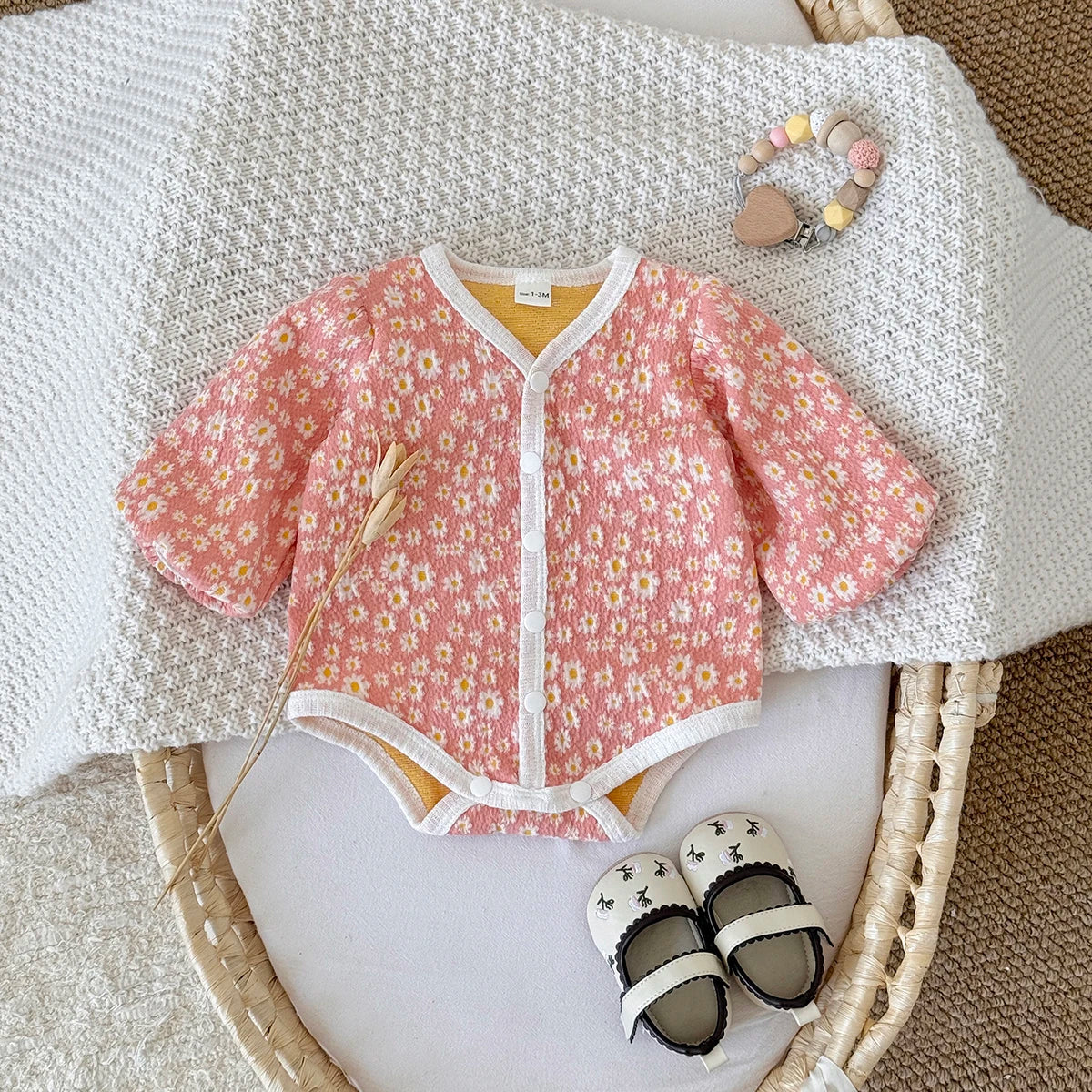 The Daisy Crinkle Bodysuit