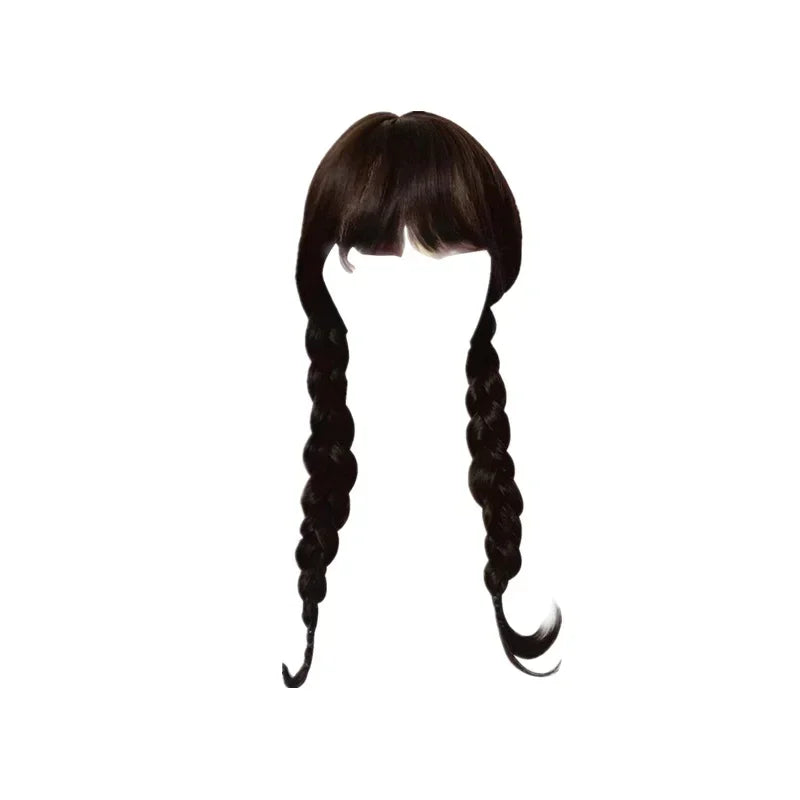 Gothic-Inspired Black Dress Costume for Girls