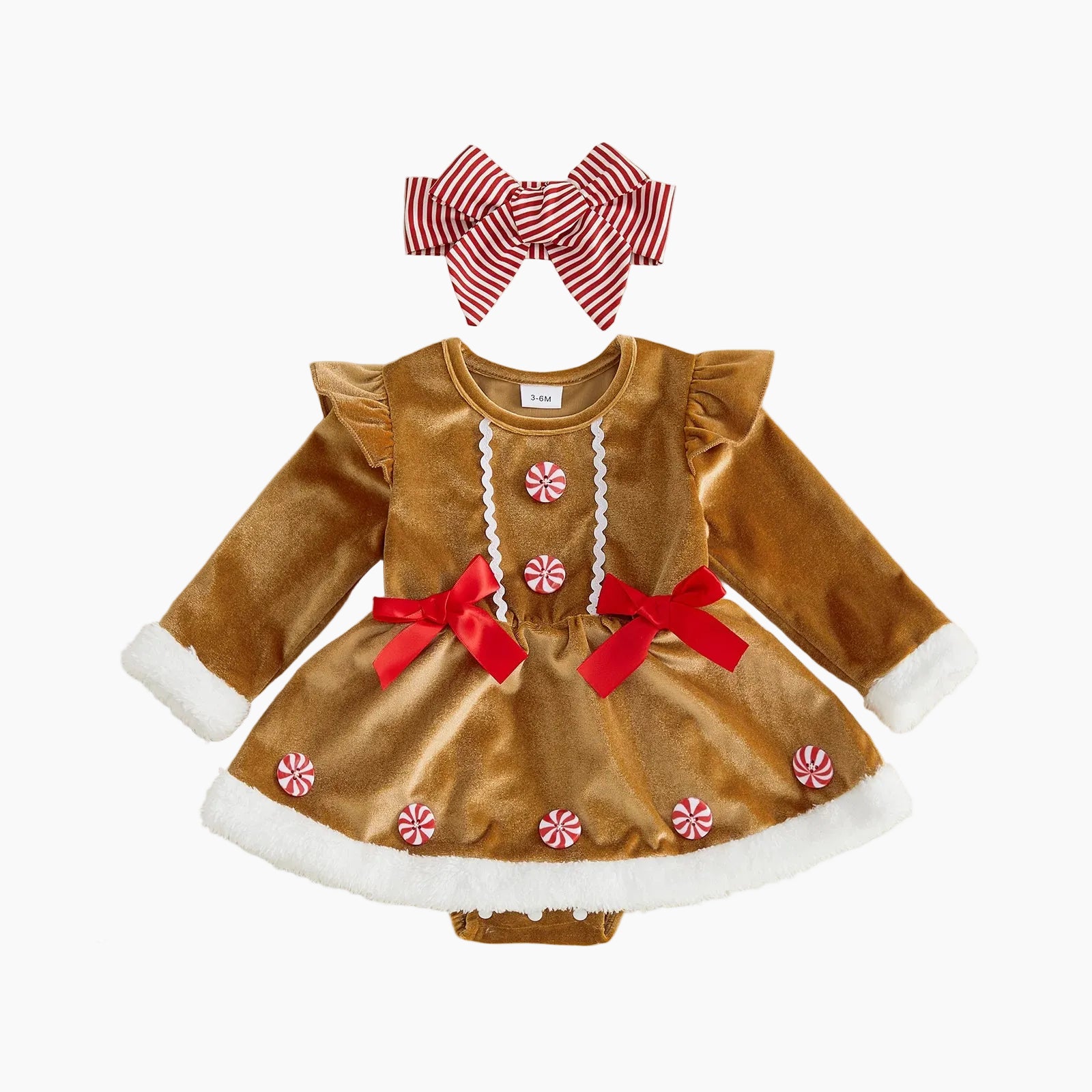 Baby Girl Christmas Romper Dress