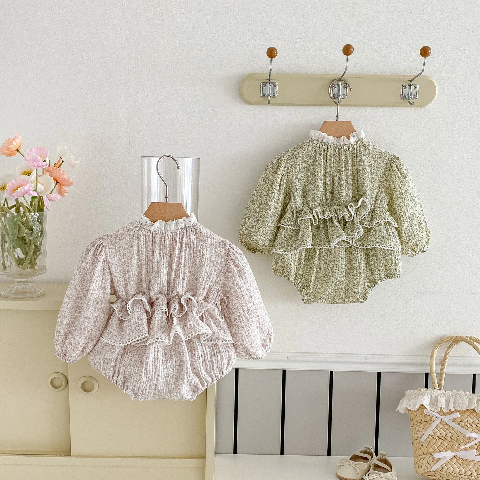Sweet Lace Tulle Baby Romper Dress
