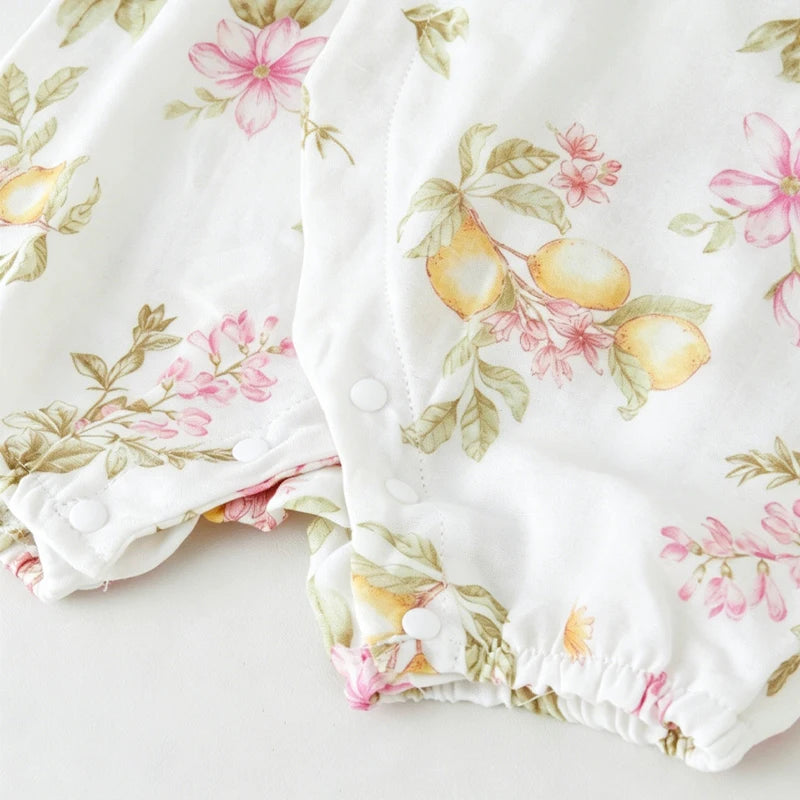 Baby Double Layer Muslin Kimono Onesie