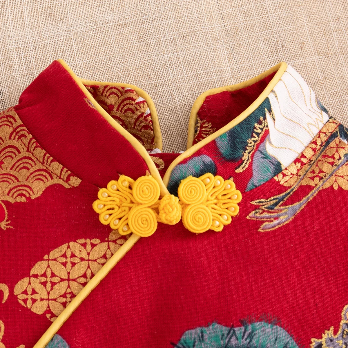 Retro-Style Floral Summer Dress for Baby Girls