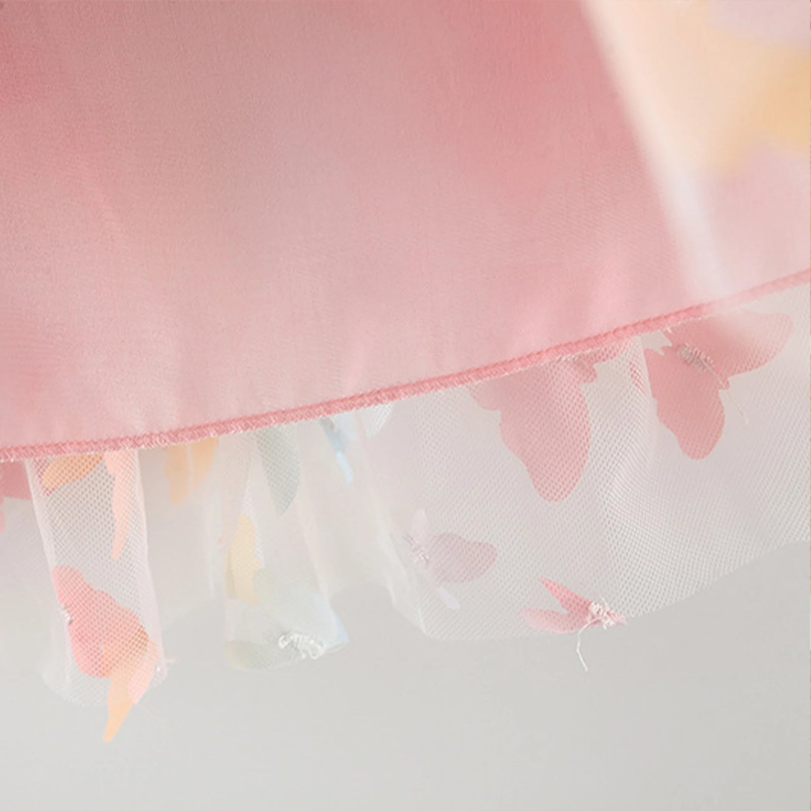 Colorful Birthday Party Outfit with 3D Wings & Tulle Skirt