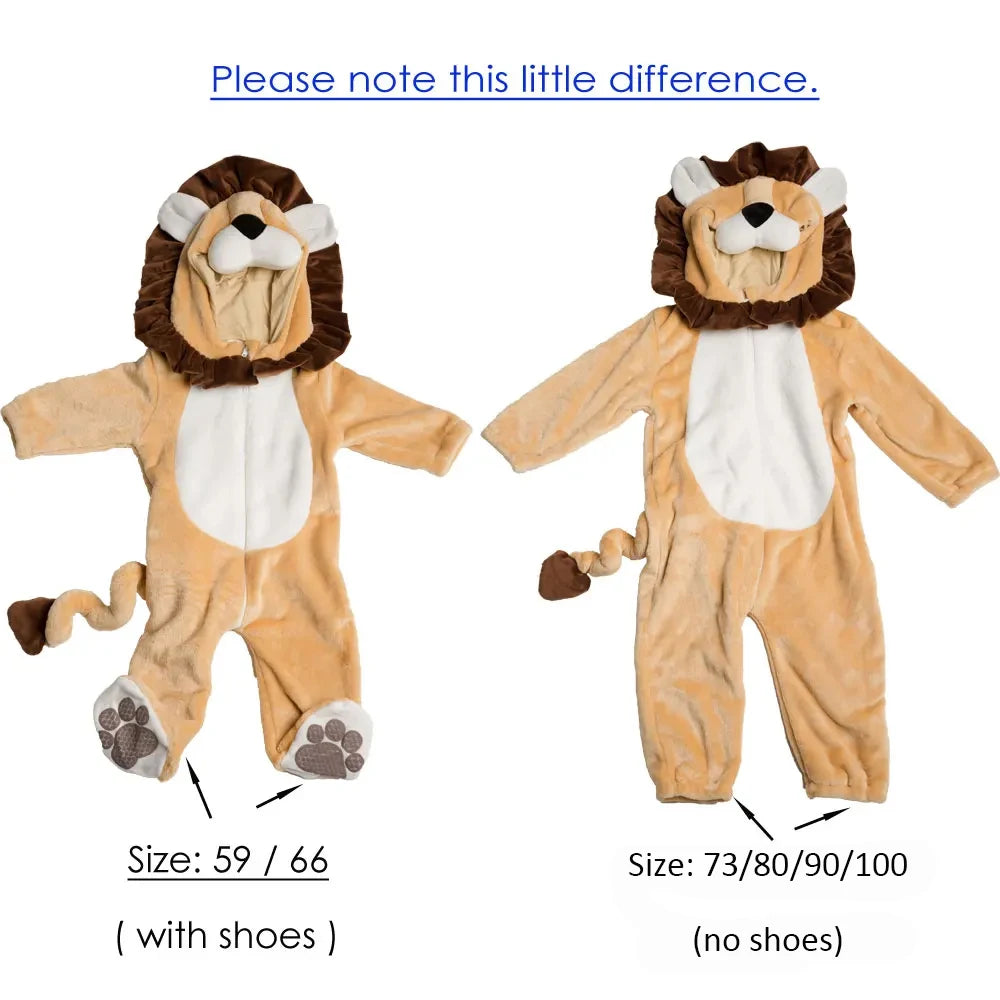 Baby Lion Costume Romper