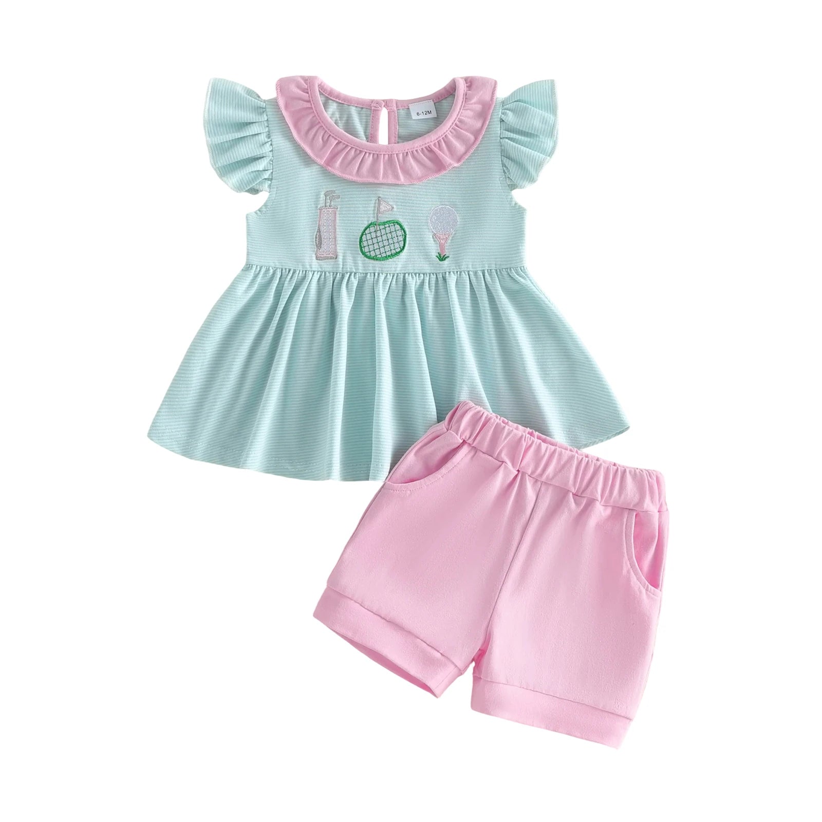 2-Piece Golf Motif Outfit