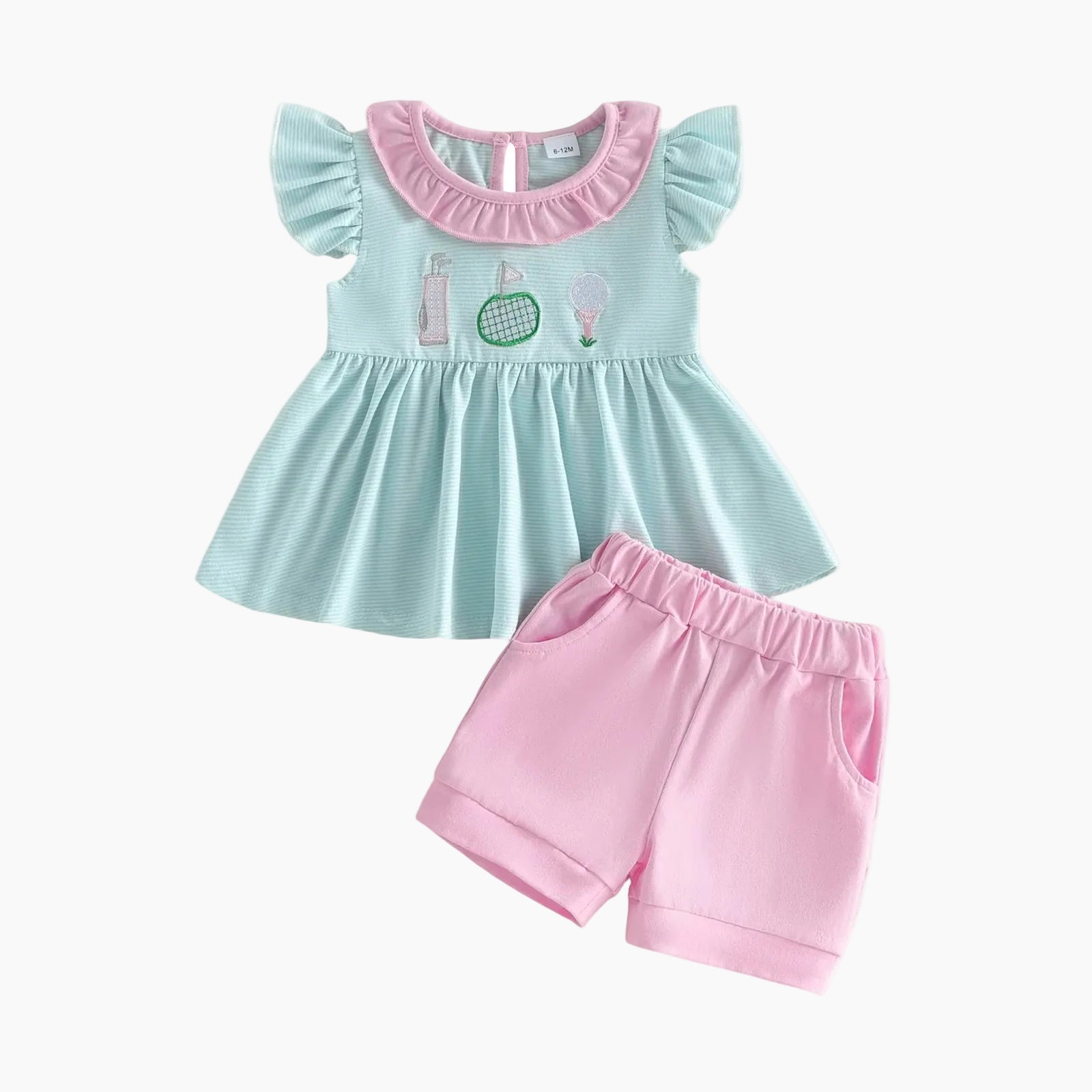 2-Piece Golf Motif Outfit